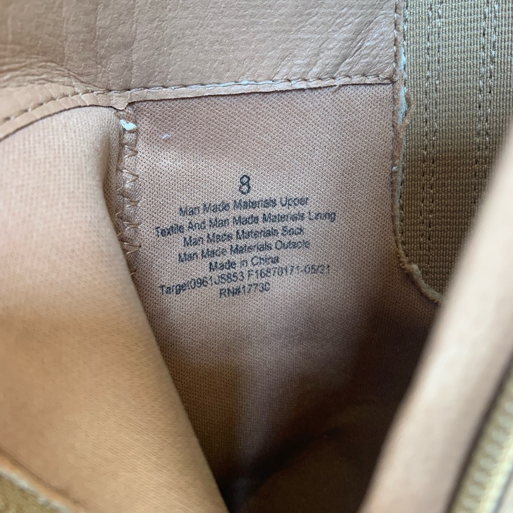 Universal Thread Tan Leather Boots - image 4